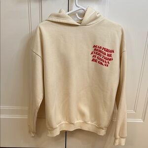 Edikted Cream Hoodie